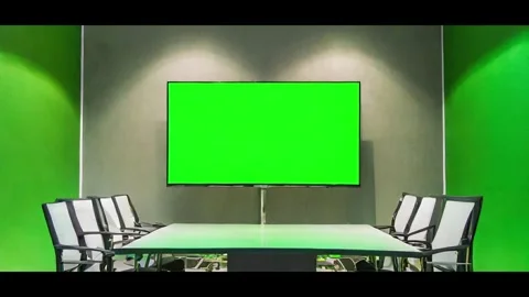 Conference Room Green Screen Stock Video Footage | Royalty Free ...