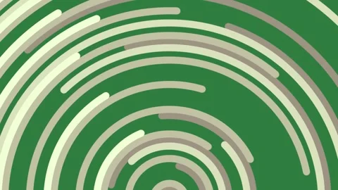 Green screen circle lines spiral pattern square frame border layers movement Stock Footage 335147348