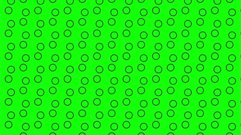 Green Screen Circle Pattern Abstract Diagonal Circle Grid Rush Stock Footage 307151199