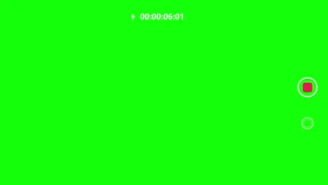 Green Screen Circle Red Video stock 343928487