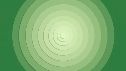 Green screen circular design shape fingerprint circle pattern cartoonish Stock Footage 335147277