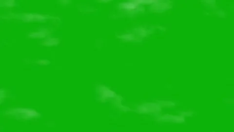 Green Screen Cloud Background Loop Animation for VFX Compositing Stock Footage 340945669