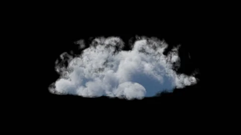 Green Screen Cloud. Realistic Animated Cloud Texture with Green Screen Stock Footage 140818604