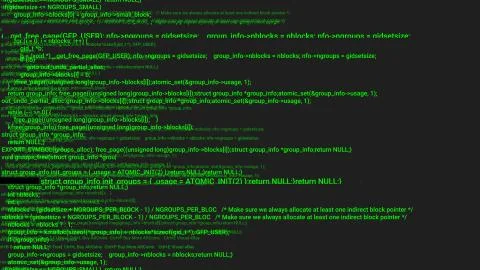 Green screen coding hacker concept animation with glitch. Stock Illustration