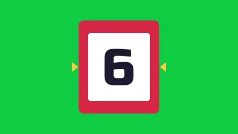 Green screen countdown from 10 to 0 Vídeos de archivo 348302919