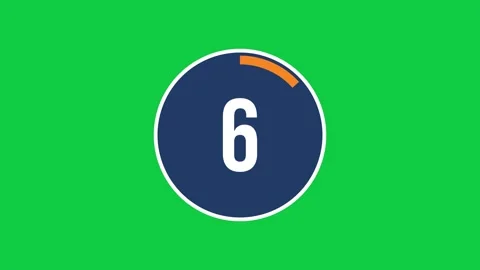 Green screen countdown from 10 to 0 Vídeos de archivo 348303152