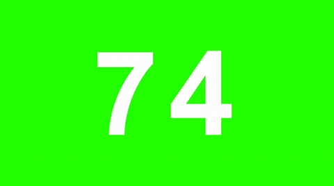 Green Screen Countdown 스톡 동영상 25912060