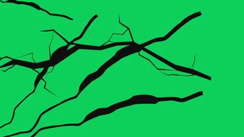 Green Screen cracks of wall, road cracks, floor cracks animation. cracks fr.. Stock Footage 282791839