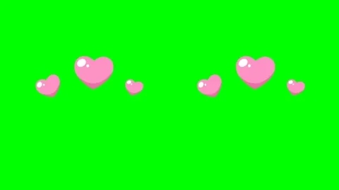 Green screen | Croma key 6 the heart is trembling Stock Footage 197364328