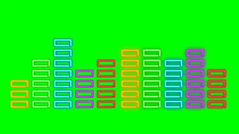 Green screen | croma key animation sound Stock Footage 197656826
