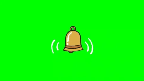 Green screen | Croma key bell Stock Footage 197372195