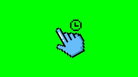 Green screen | Croma key Click the cursor Stock Footage 197372475