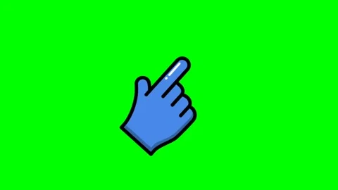 Green screen | Croma key Click the cursor Stock Footage 197372755