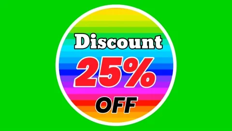 Green screen | Croma key digital animation DISCOUNT 25 OFF With running light Stock Footage 198752780