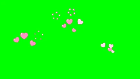 Green screen | Croma key The heart is trembling Stock Footage 197366262