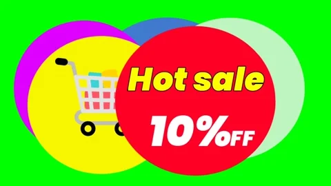Green screen croma key HOT SALE 10 OFF With float Stock Footage 198715582