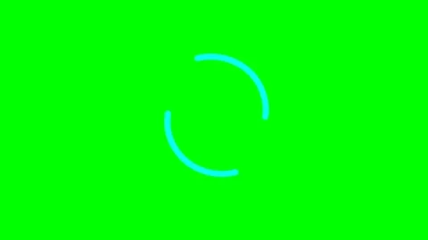 Green screen | croma key moving animation Stock Footage 198111105