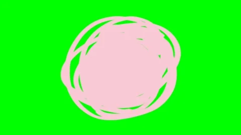 Green screen | Croma key scrible brush Stock Footage 197373617