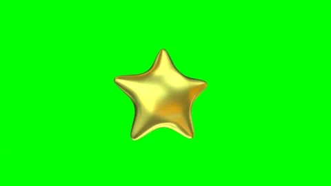 Green screen | croma key star Stock Footage 197638405