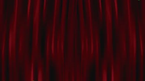 Green Screen Curtain Close Video stock 253906836