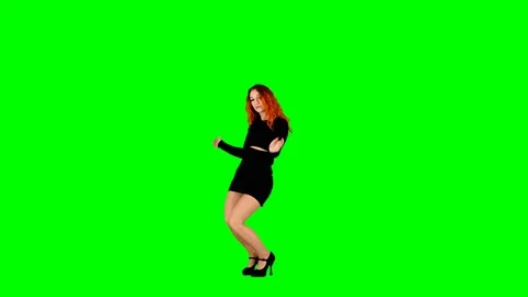 Green Screen Dancer Video stock 98591884