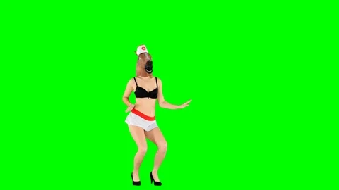 Green Screen Dancing Stock Footage 106727019