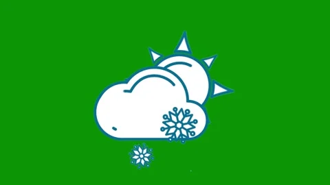 Green screen dot cloud background stars flowers snow animated chromakey Stock Footage 314067696