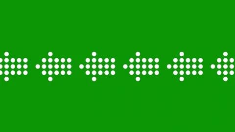 Green screen dots animated chromakey movement illustration composition Stock Footage 314068211
