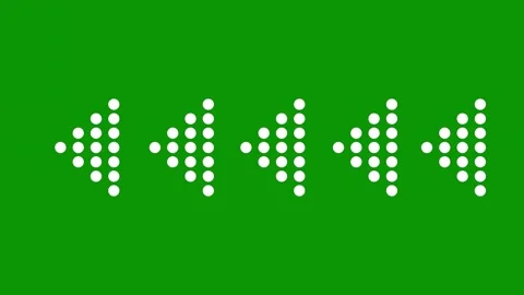 Green screen dots animated chromakey gesture motion creative cartoonish Stock Footage 314068218