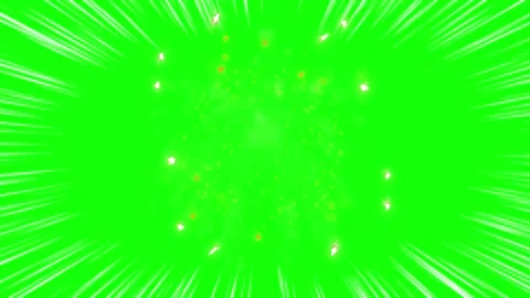 Green screen with dynamic white lines Video stock 337632892
