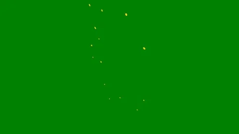 Green screen effect featuring vibrant particle bursts and motion streaks Stock Footage 301387834