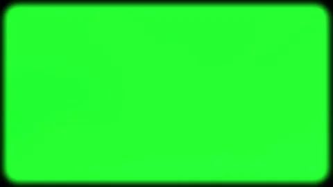 Green screen. Effect of an old TV with a kinescope. Ideal for blending like a Stock Footage 156034242