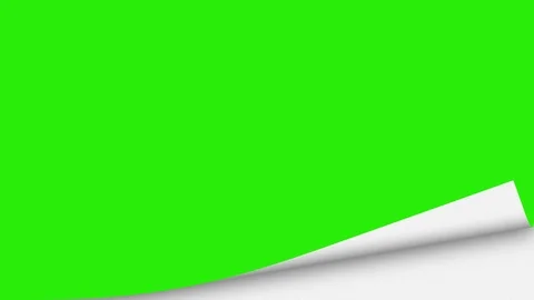 Green Screen Effect of Page Turn Animation. Stock Footage 117684229