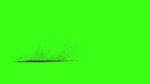 Green screen falling debris falling explosion falling green screen stone debris Stock-Footage 301905845