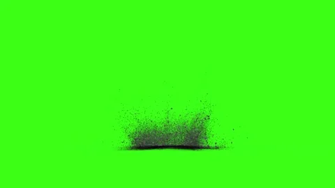 Green screen falling debris falling explosion falling green screen stone debris Vidéo 301907886