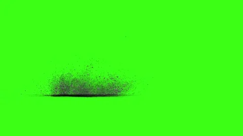 Green screen falling debris falling explosion falling green screen stone debris 스톡 동영상 301907921