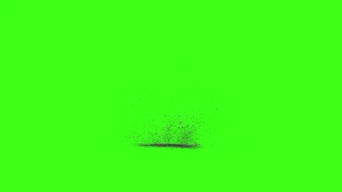 Green screen falling debris falling explosion falling green screen stone debris Stock-Footage 301907959