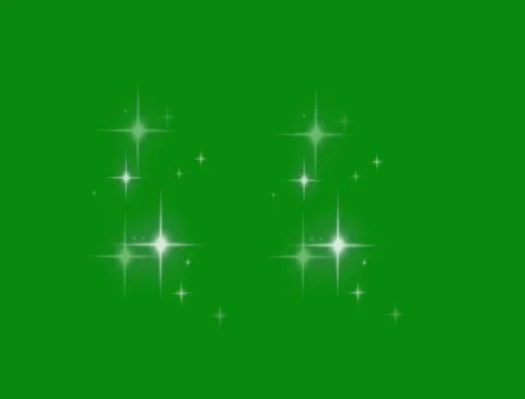 Green Screen Falling Glitter Stars 4K Motion Clip Stock Footage 304882018