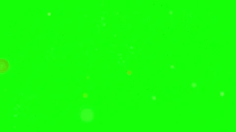 Green screen with falling white particles Видео 338178872