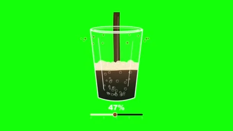 Green Screen Filled Water Clip Video stock 343929137