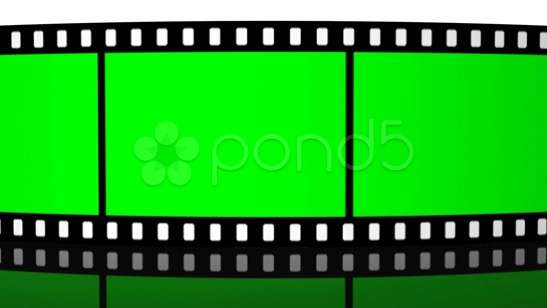 green screen Film roll strip filmstrip r, Stock Video