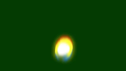 Green Screen Fire Effect Video | Realistic Flames with Transparent Background |  Stock Footage 316474646