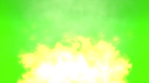 Green Screen Fire Stock Footage 140173323