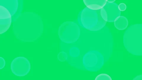Green Screen Floating Circles and Bokeh Light Particles Video stock 336474244