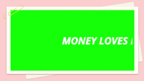 Green screen frame on pink background. Chroma key overlay for video editing Stock Footage 340942255