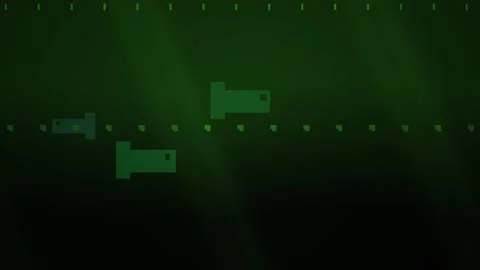 Green screen with glowing dots sequence. Stock Footage 334886337