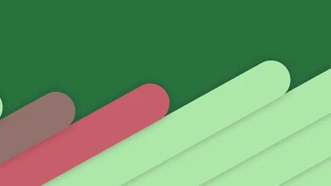 Green screen green, red striped heart in the middle several different colored 스톡 동영상 335147249