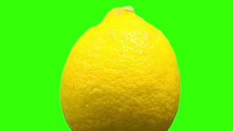 Green screen, green screen of lemon fruit Stock Footage 241303724