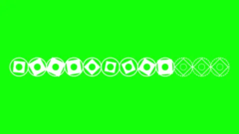 Green Screen Group on Green Screen - Pattern Circles Stock-Footage 343929174