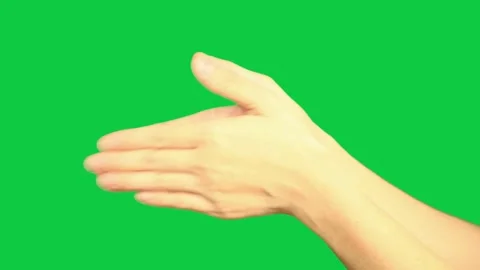 Green screen with hands clapping perfect for celebrating. Stock Footage 306771130